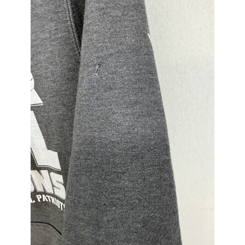 Fanatics Gray New England Patriots Super Bowl LI Champions Hoodie Size Medium - Picture 4 of 6